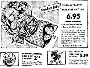 Wisconsin State Journal toy ads: 1950s